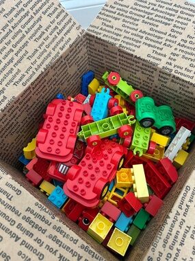165+ Pieces Mixed LEGO Duplo Blocks Cars Windows and More!